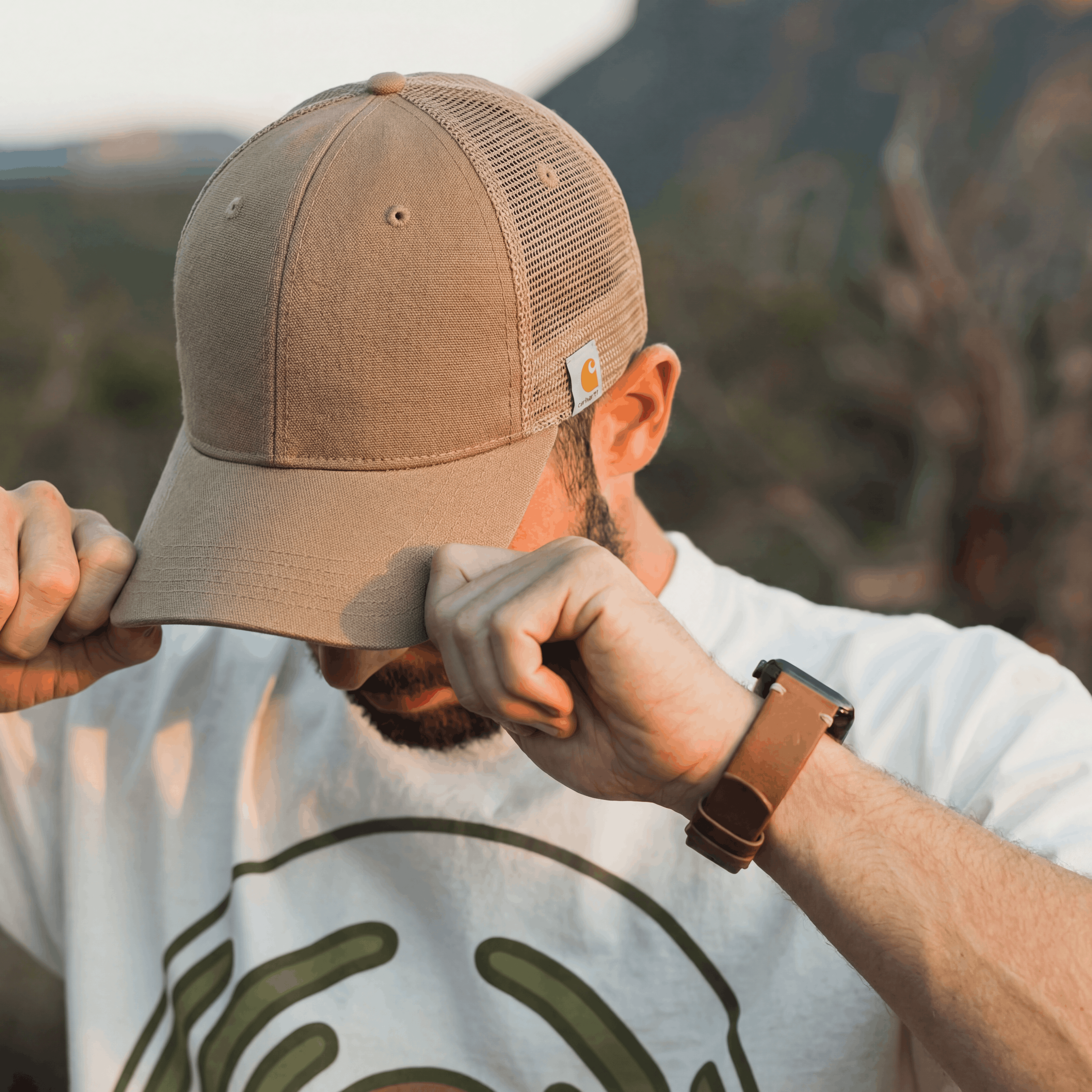 Rugged Professional Series Canvas Mesh Back Cap