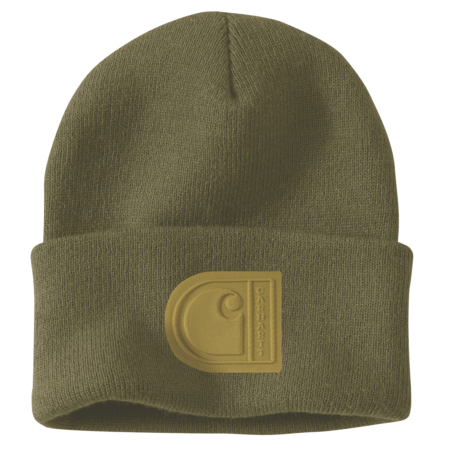 Product image for Knit Cuffed C Patch Beanie