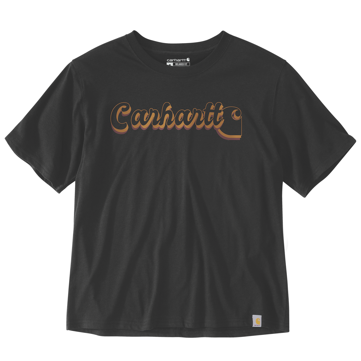 Product image for Tencel? Fiber Series Loose Fit Short-Sleeve Script Graphic T-Shirt