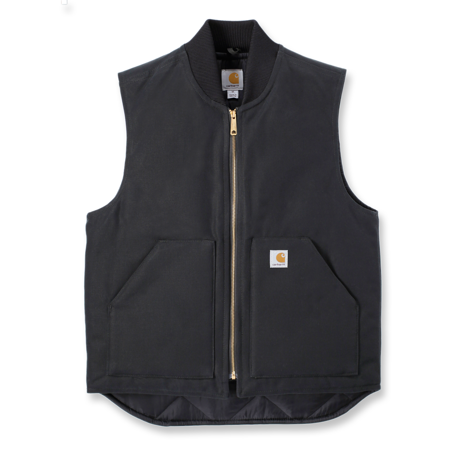 Product image for V01 Relaxed Fit Firm Duck Insulated Rib Collar Vest