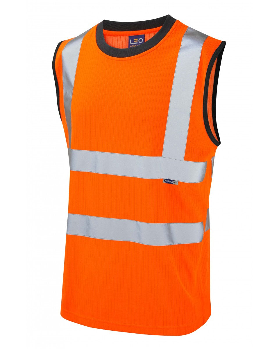 Product image for ASHFORD ISO 20471 Cl 2 Comfort Sleeveless T-Shirt