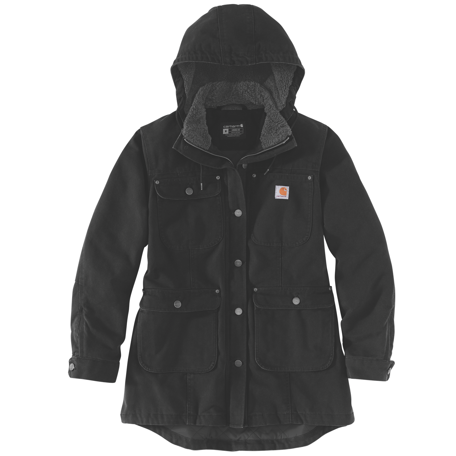 Product image for Loose Fit Weathered Duck Coat