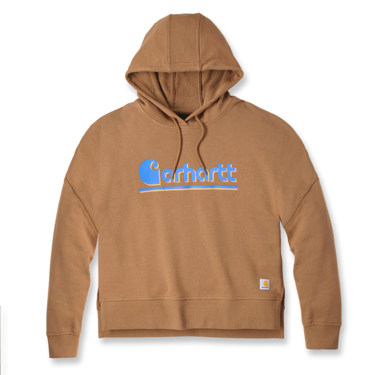 Product image for Tencel? Fiber Series Loose Fit Fall Graphic Hooded Sweatshirt????