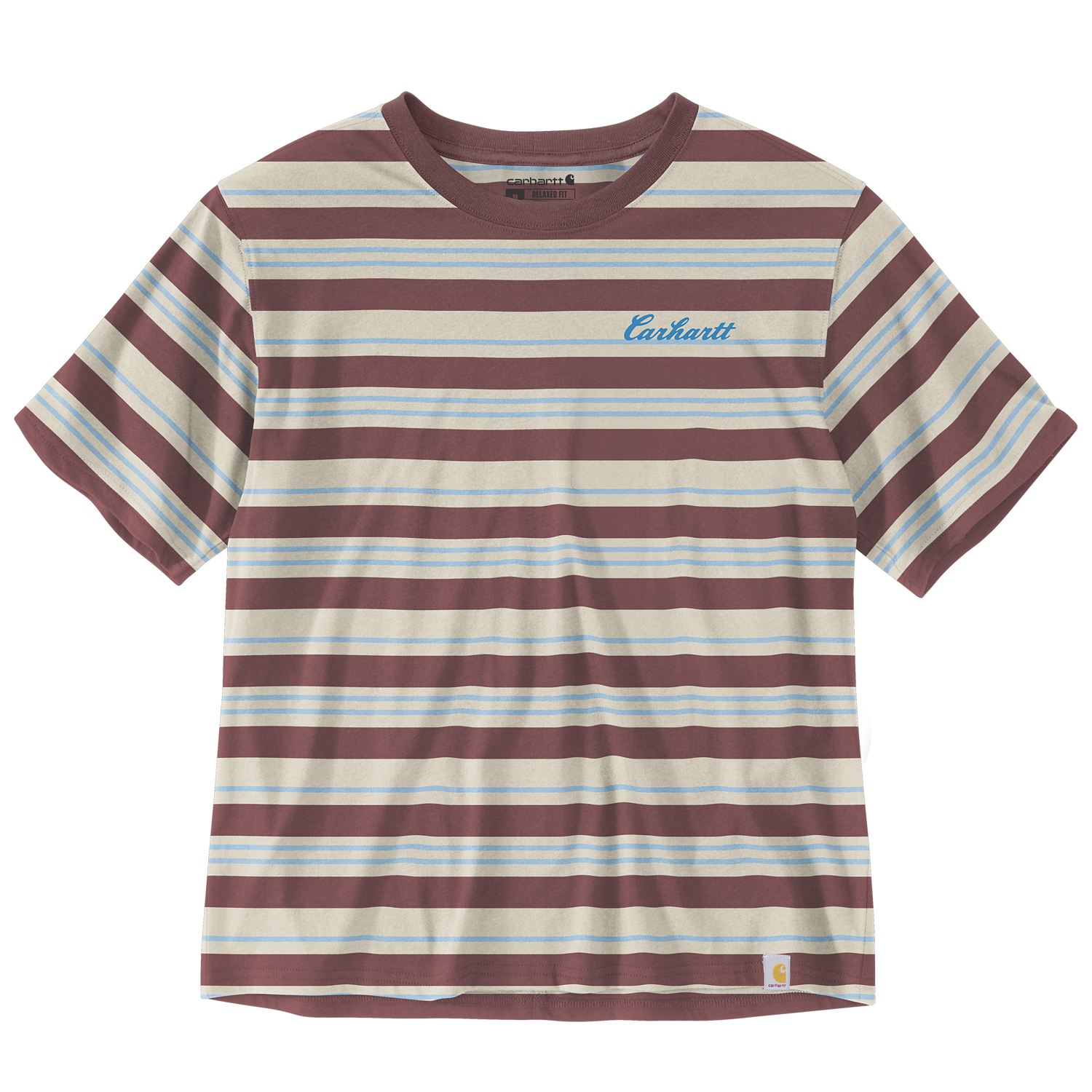 Product image for Tencel? Fiber Series Loose Fit Short-Sleeve Striped T-Shirt