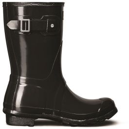 Short gloss rain boots online