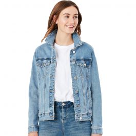 Joules Womens Arkley Relaxed Fit Denim Jacket | Outdoor Look