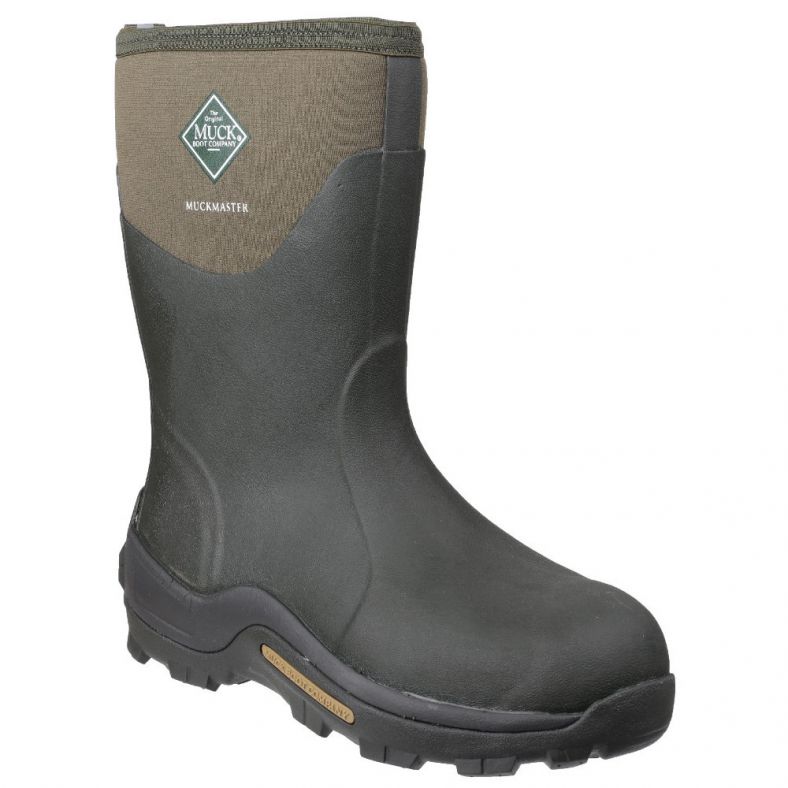 Muck Boots Mens Muckmaster Mid Breathable Reinforced Wellington Boot ...