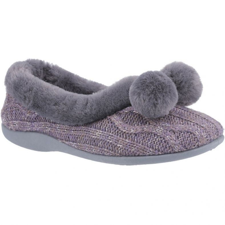 fleece lined slippers womens