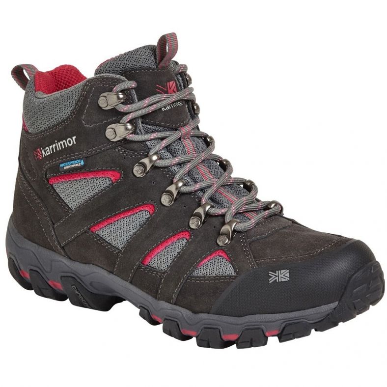 Karrimor Womens Bodmin Mid 5 Dynagrip Lace Up Walking Boots | Outdoor Look