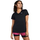 Under Armour Womens Tech SSV Short Sleeve V Neck T Shirt