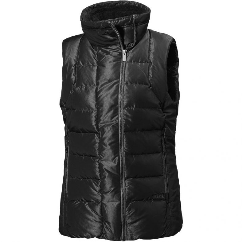 Ladies feather and top down gilets