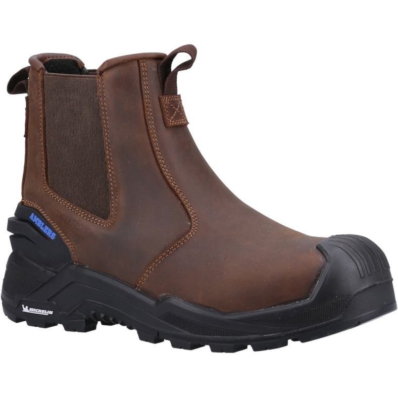 Amblers Safety Mens 982C Waterproof Leather Dealer Boots Outdoor Look