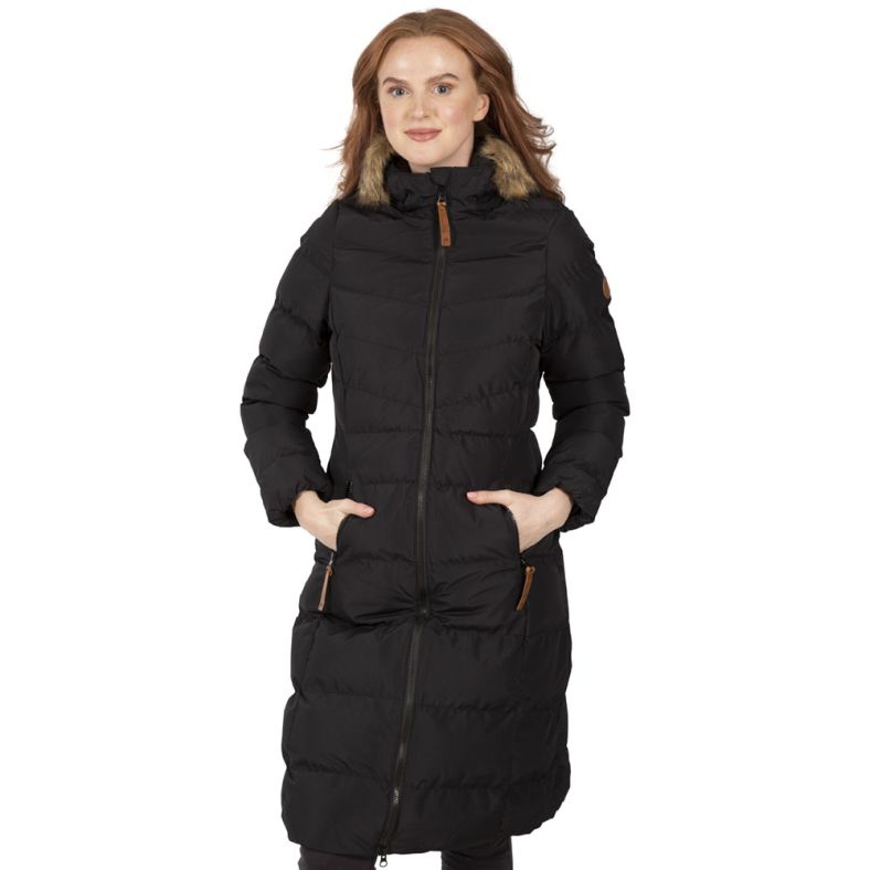 Trespass Womens Audrey Padded Longer Length Jacket Coat | Outdoor Look