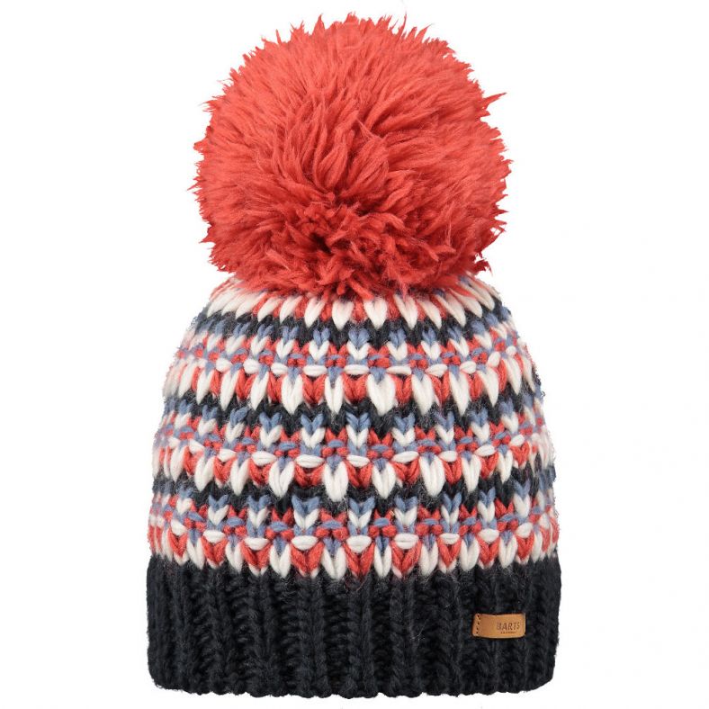 Barts Womens Melapie Pom Outdoor Look Beanie Warm Pom Hat 