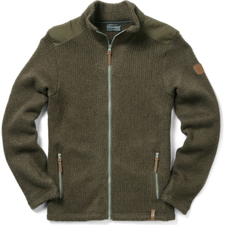 Craghoppers Mens Caledon Warm Textured Wool Blend Fleece Jacket