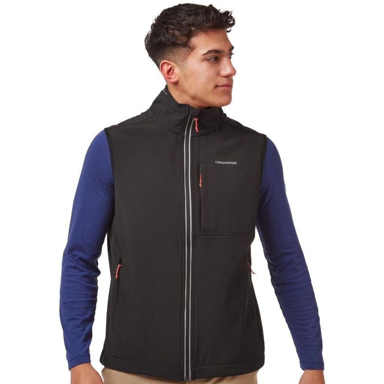 Craghoppers Mens Altis Insulated Softshell Body Warmer Gilet | Outdoor Look
