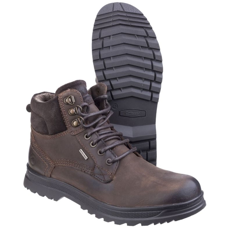 mens leather waterproof walking boots