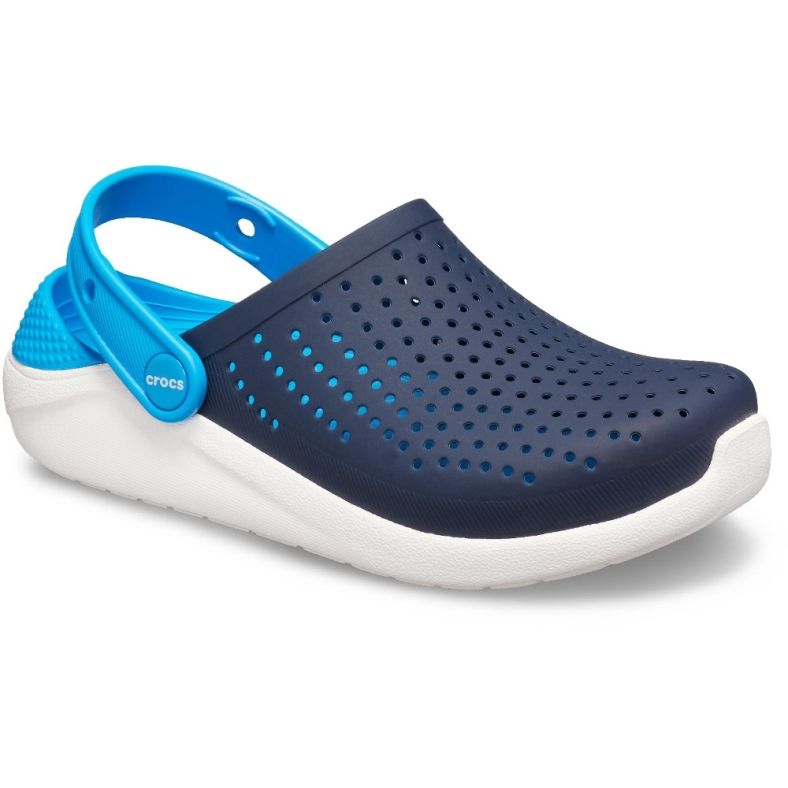 Crocs Girls LiteRide Adjustable Ankle Strap Light Clogs | Outdoor Look