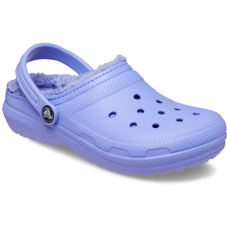 Girls lined cheap crocs