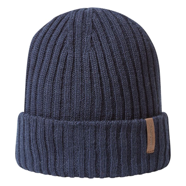 Craghoppers Mens Trenter Ribbed Winter Beanie Hat Outdoor Look