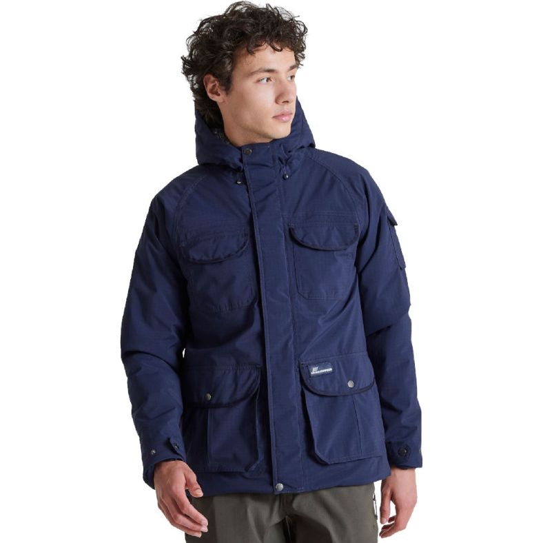 Craghoppers Mens Hanson Waterproof Breathable Hooded Jacket | Outdoor Look