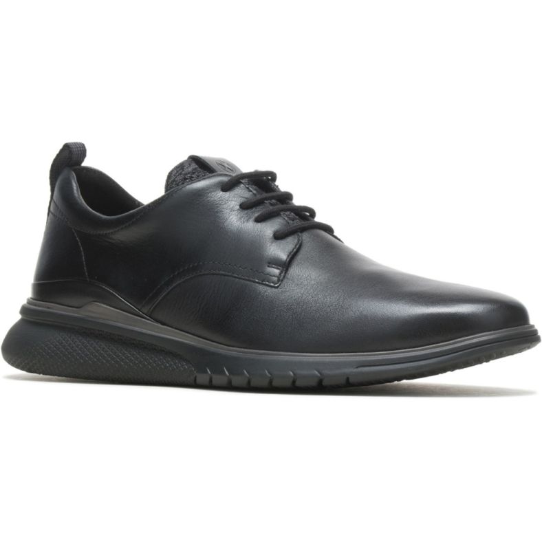 Advance LaceUp Men's Shoes - Black Leather/White OS – Hush Puppies