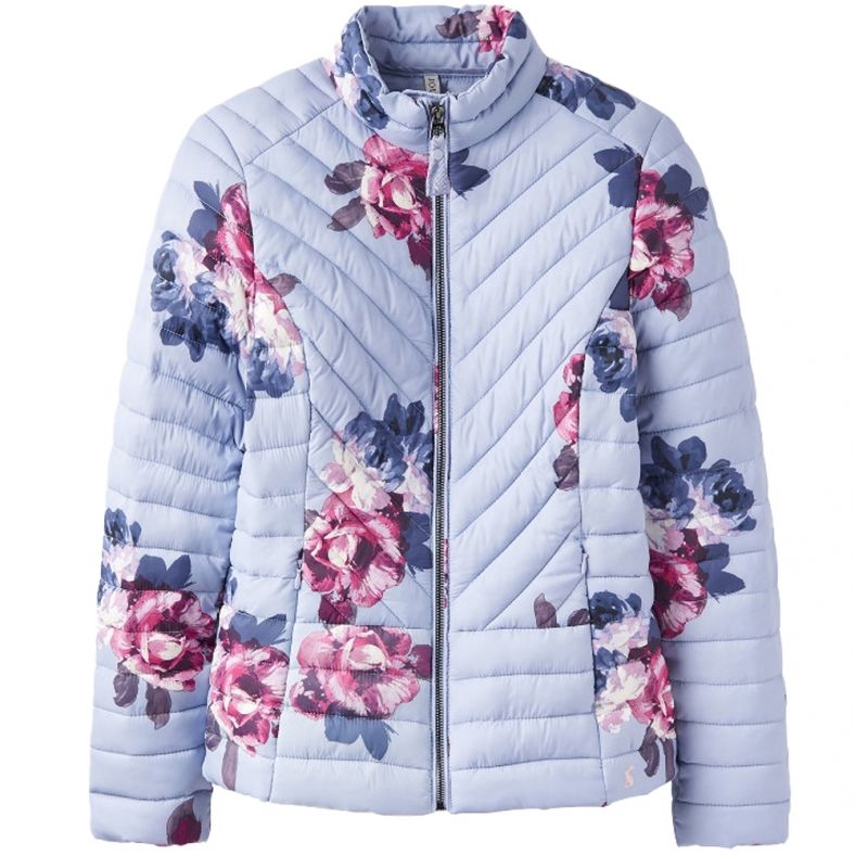 joules elodie print quilted jacket