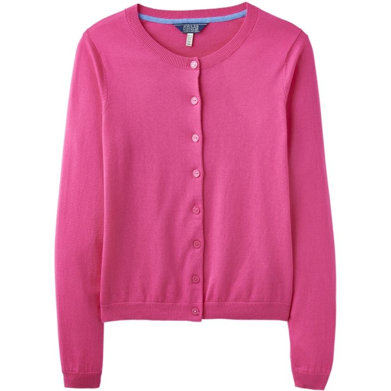 Joules 2025 pink cardigan