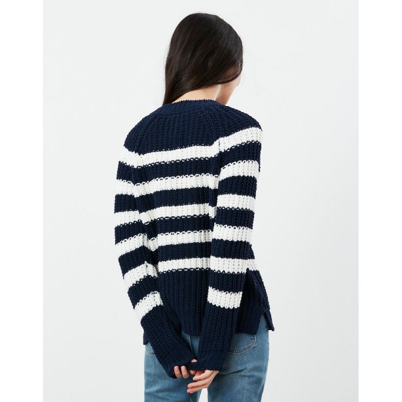 Joules Womens Seaford Chenille Relaxed Fit Cable Knit Jumper Outdoor Look