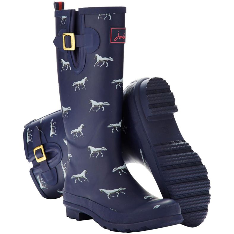 Joules Ladies Rubber Printed Horse 