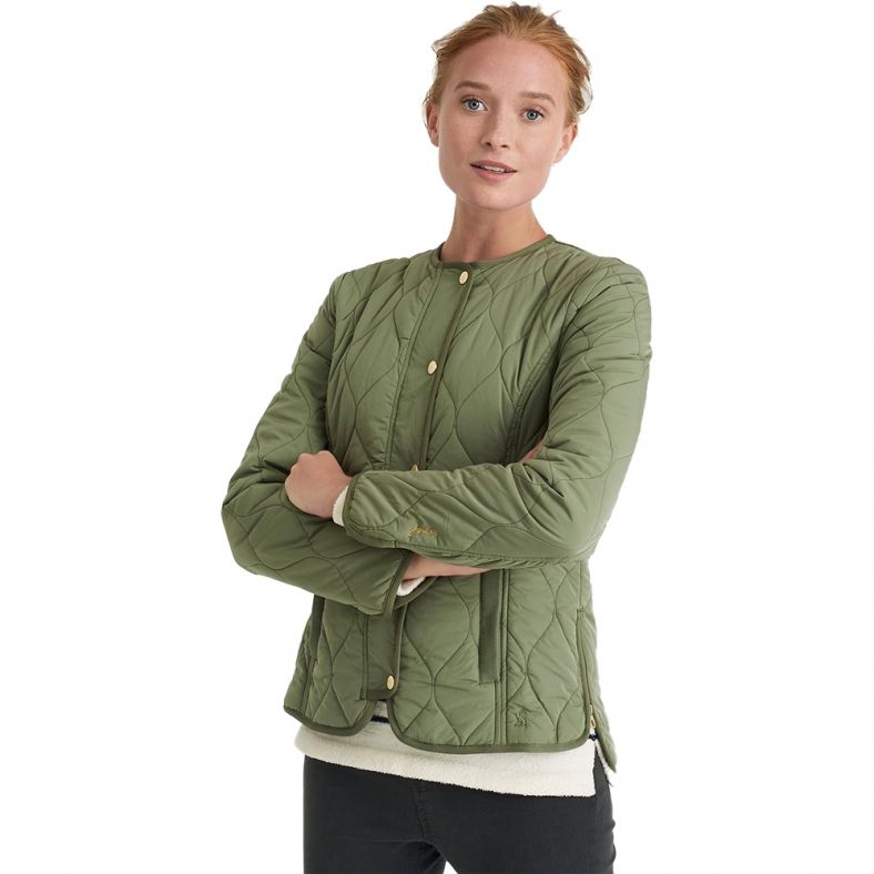 womens collarless jacket