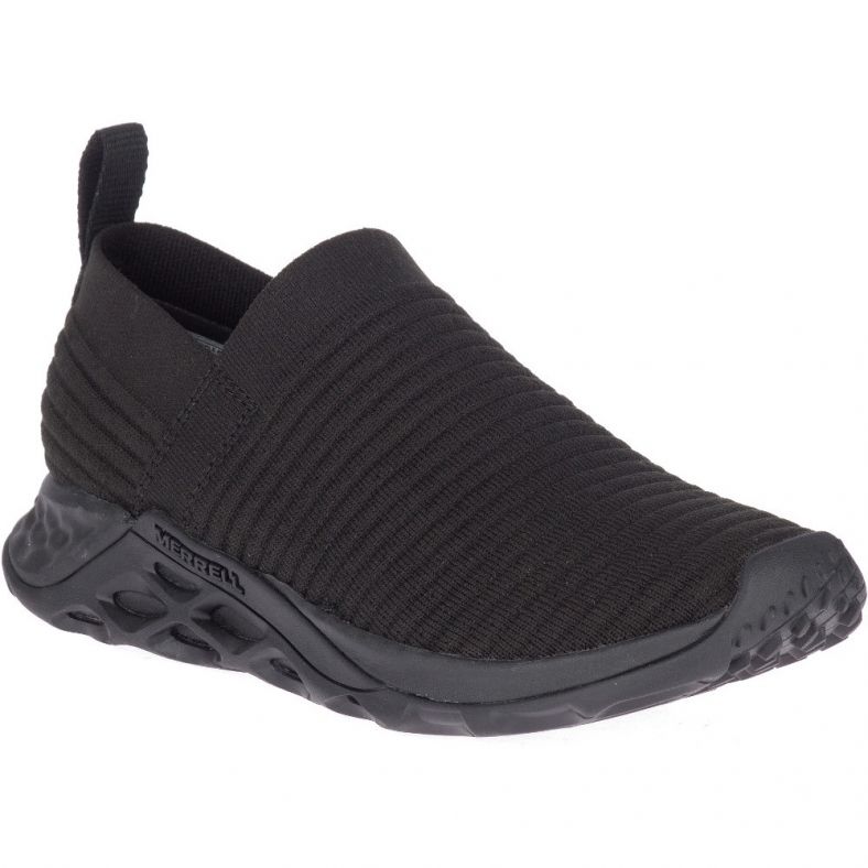laceless black trainers