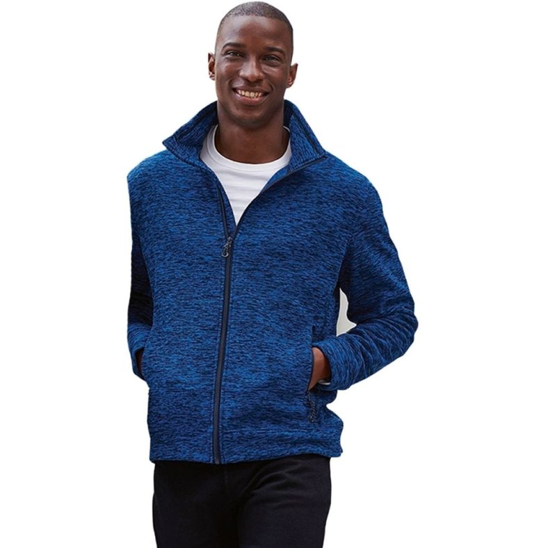 Outdoor Look Mens Aso Thornly Full Zip Marl Fleece Jacket | Outdoor Look