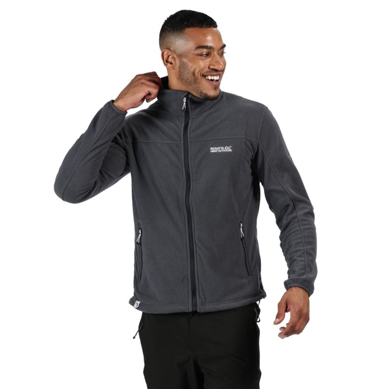 Regatta Mens Stanner Polyester Full Zip Fleece Jacket | Outdoor Look