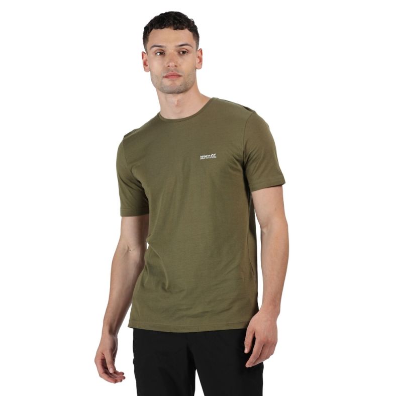 Regatta Mens Tait Coolweave Cotton Soft Touch T Shirt | Outdoor Look