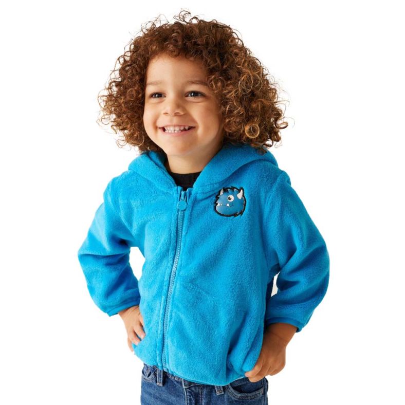 Regatta Boys Animal Full Zip Hooded Fleece Jacket