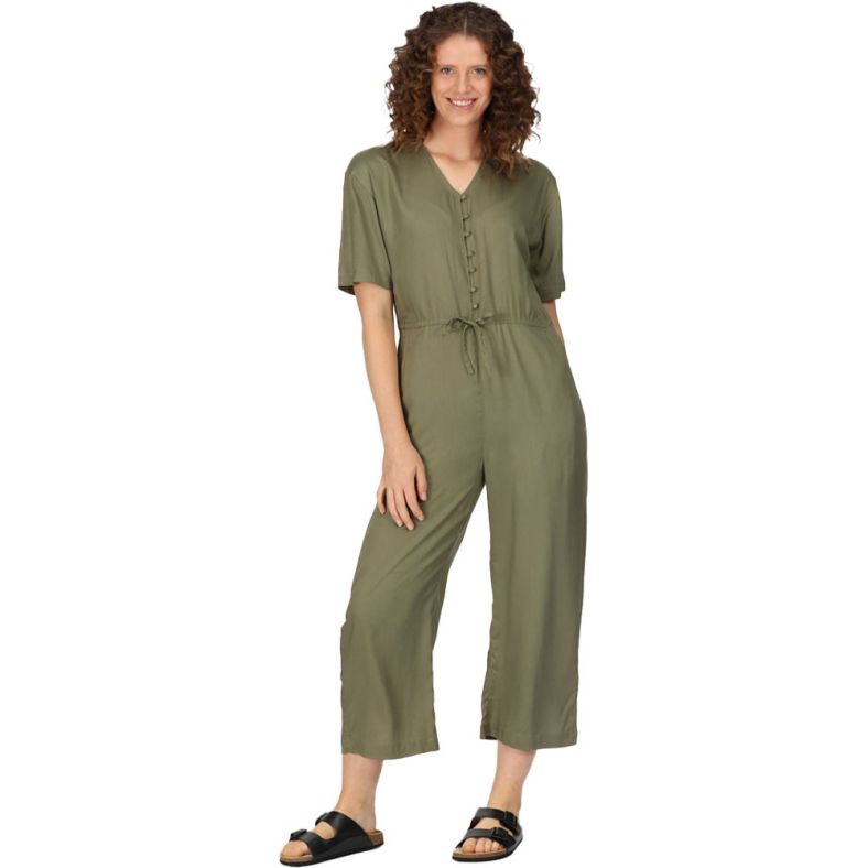 Regatta Womens Streap Lightweight Short Sleeve Jumpsuit