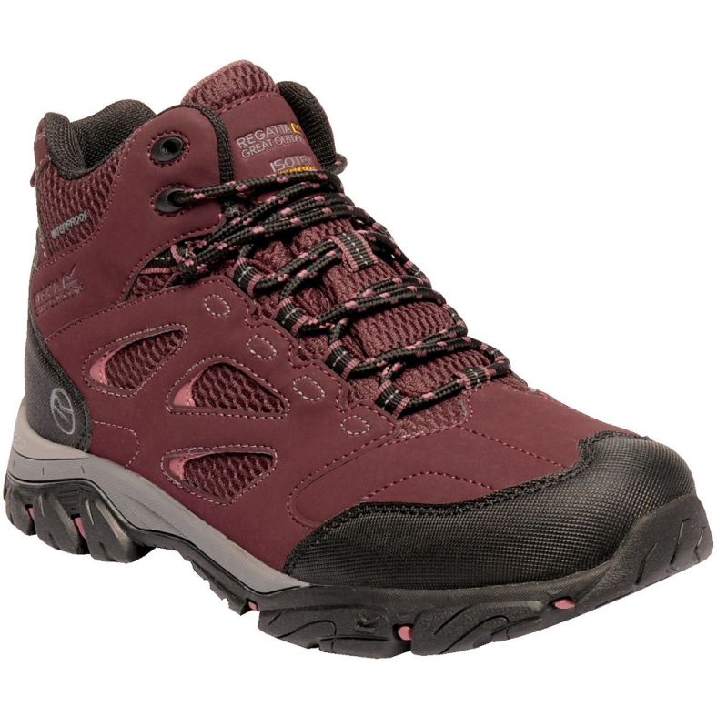 Regatta Womens Ladies Holcombe IEP Mid Waterproof Fabric Walking Boots Outdoor Look