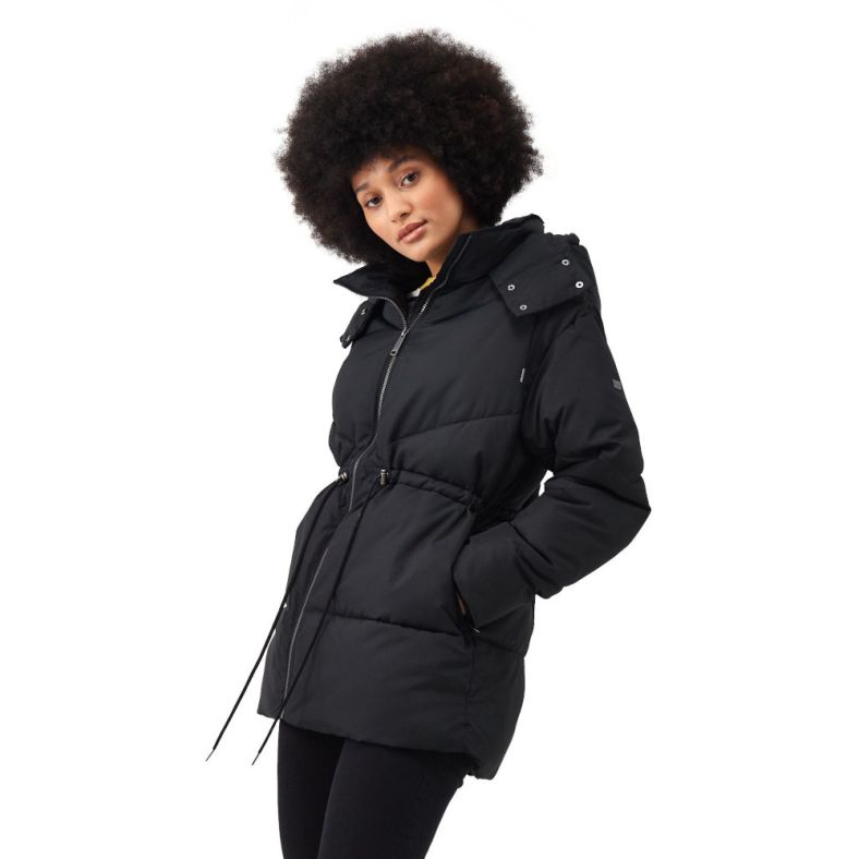 Regatta Womens Rurie Hooded Padded Insulated Jacket Coat | Outdoor Look