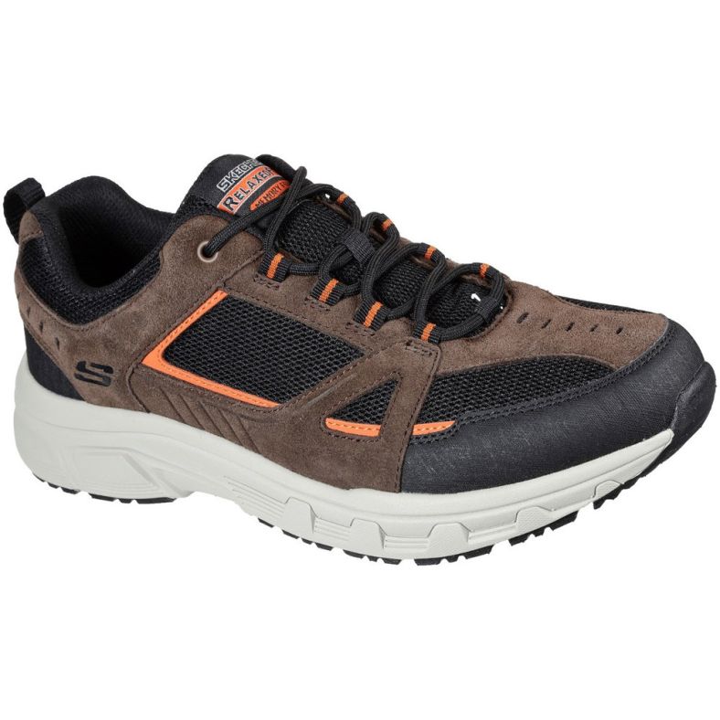 Skechers mens 2025 leather trainers