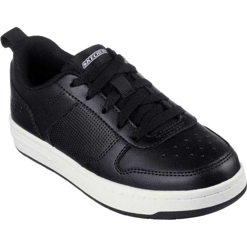 Skechers Boys Smooth Street Genzo Comfy Clasic Trainers UK Size 1.5 EU 34