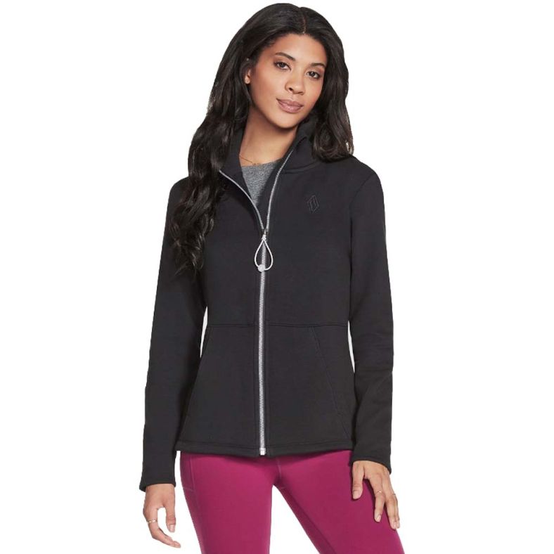 Skechers filled hooded jacket online