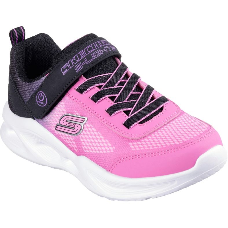 Skechers Girls Sola Glow Ombre Deluxe Trainers UK Size 11.5 EU 29