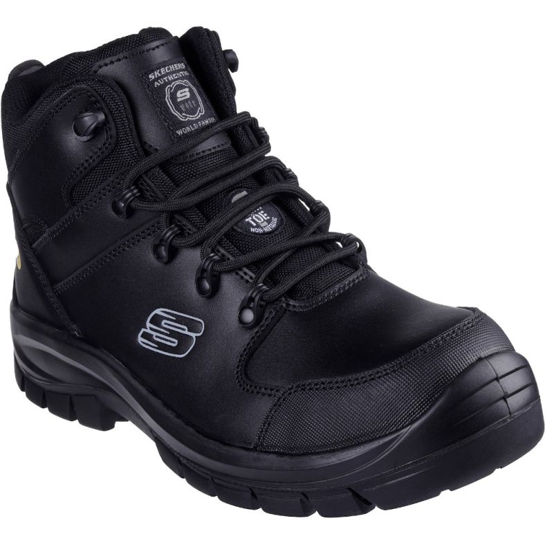 Skechers leather work boots online