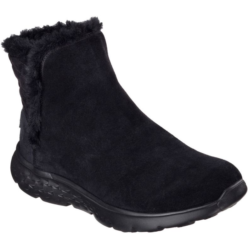 skechers fur lined ankle boots