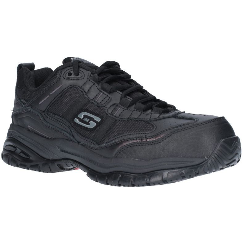 Skechers Mens Soft Stride Relaxed Fit Laced Safety Shoes