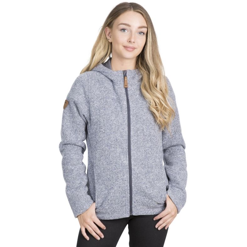 Trespass Womens Reserve Full Zip Hooded Fleece Jacket | Outdoor Look