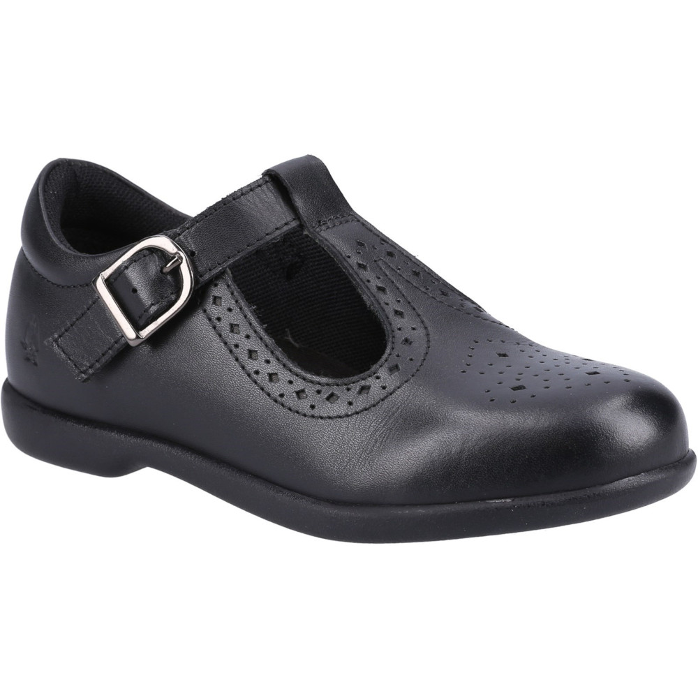 Hush Puppies Girls Britney Leather Mary Jane School Shoes