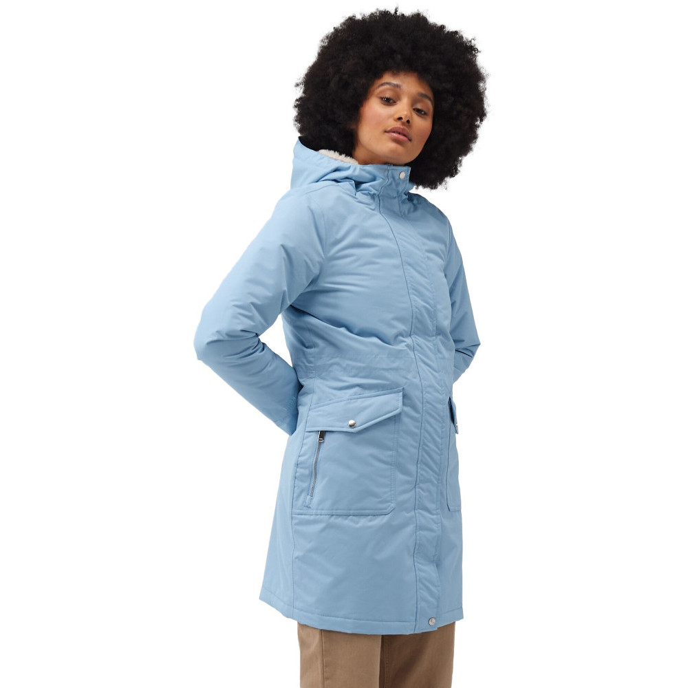 Regatta Womens Romine Waterproof Breathable Parka Coat Outdoor Look
