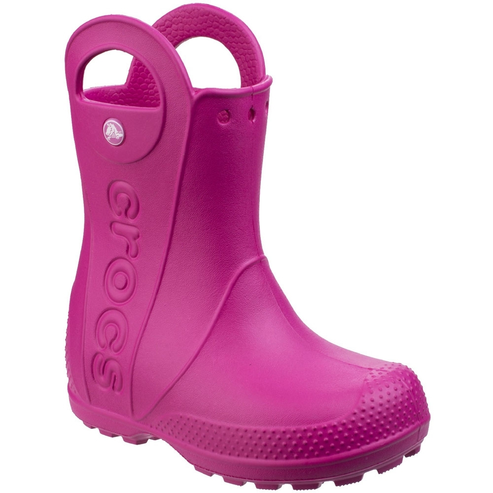 Crocs Boys Girls Handle It Rain Waterproof Wellies Wellington Boots Outdoor Look